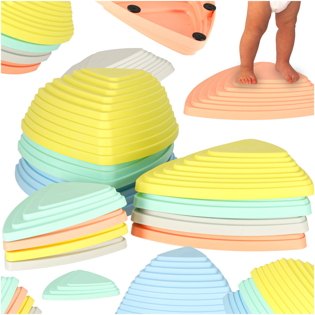 uravnoteženi kamni za ravnotežje, motorične sposobnosti in ustvarjalnost